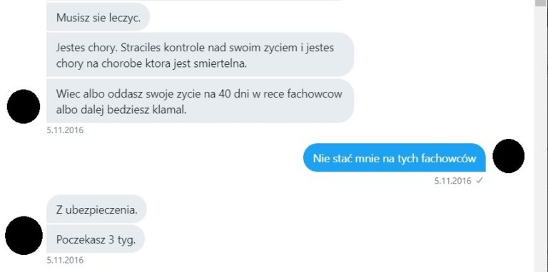 5.11.2016: Bóg wskazał mi drogę